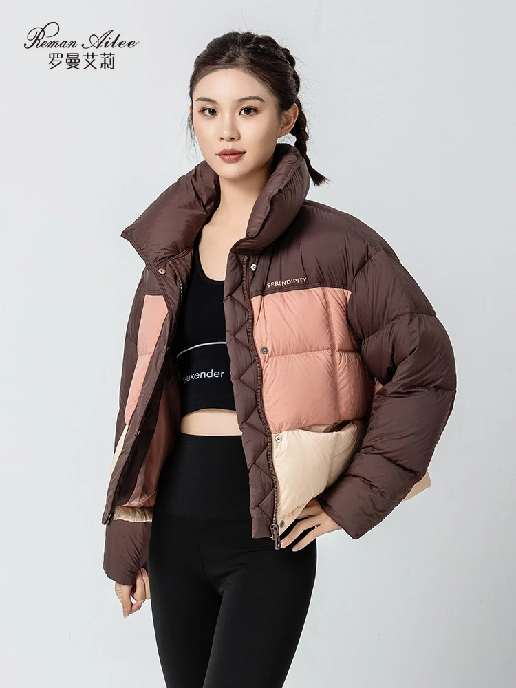 潮牌休闲减龄羽绒服