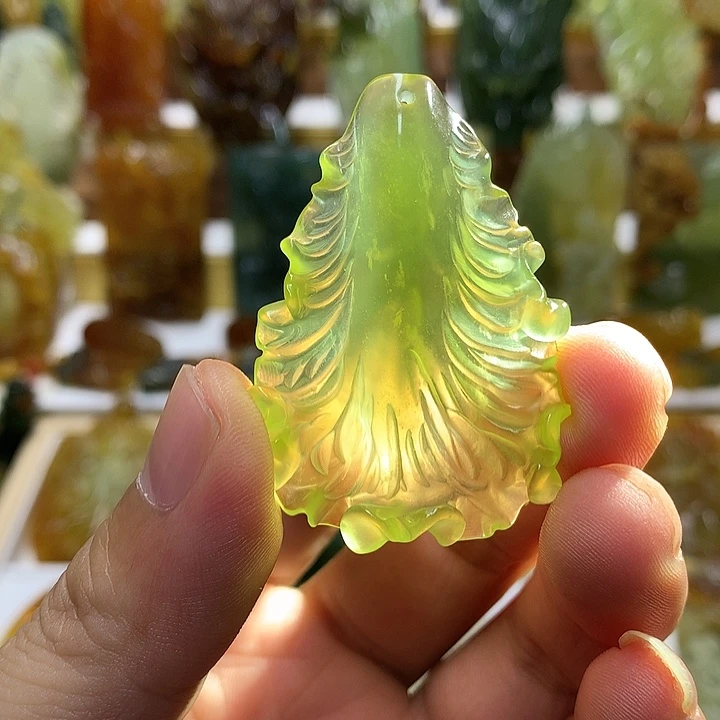 蛇纹石玉未镶嵌珠宝半成品