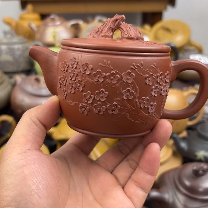 茶壶紫砂紫砂内里开裂