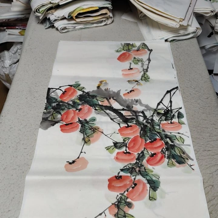 大***千国画国画花鸟花鸟国画