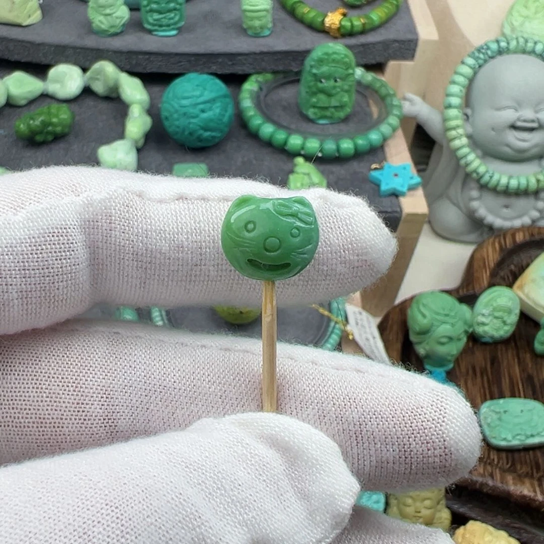 绿松石菜籽黄绿松石z未镶嵌