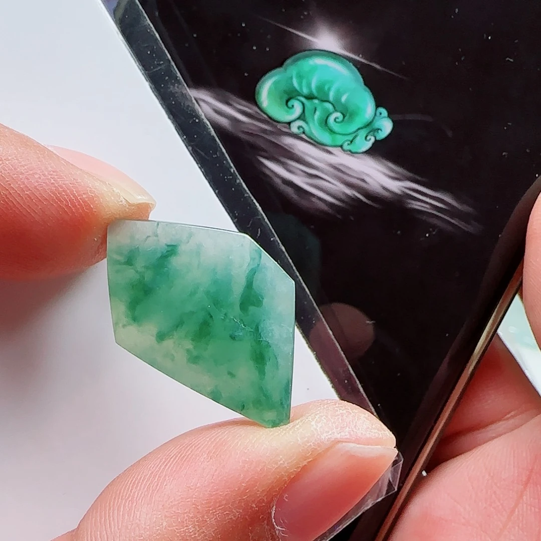 定制翡翠未镶嵌缅甸天然A货翡翠含老师工艺