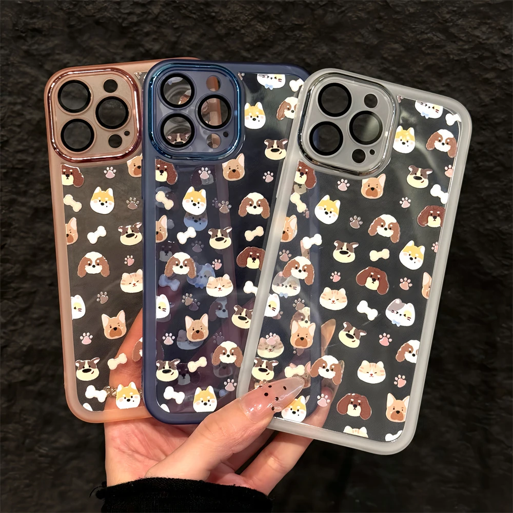 狗爪小狗适用苹果16pro手机壳iPhone15金属镜框华为p70小众小米15