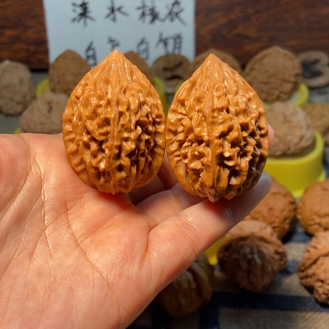 吊坠文玩核桃招财鼠 精对 34 36