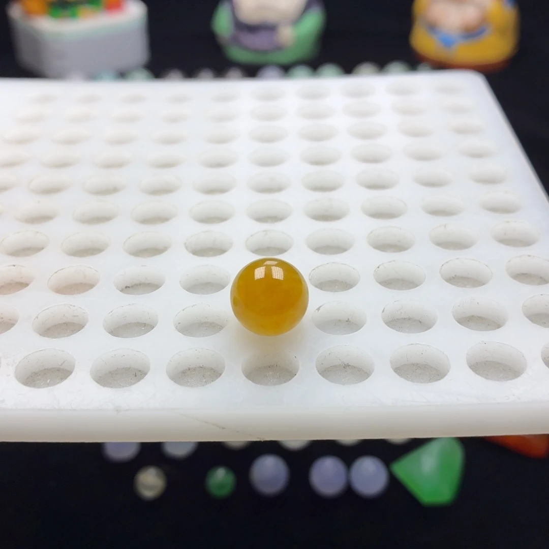 翡翠未镶嵌手链11.18翡翠圆珠