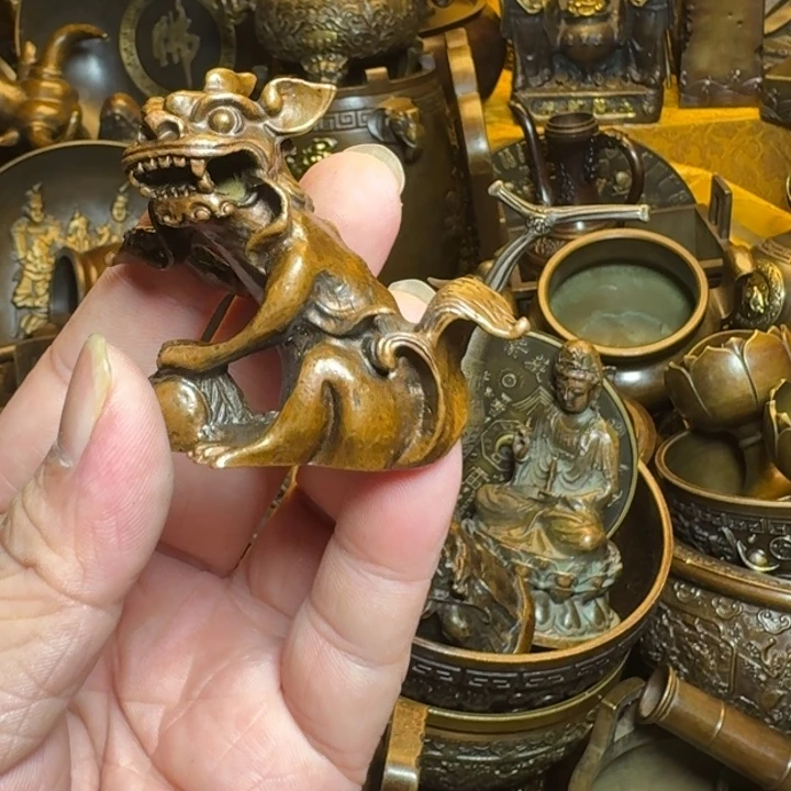 铜器摆件收收藏藏