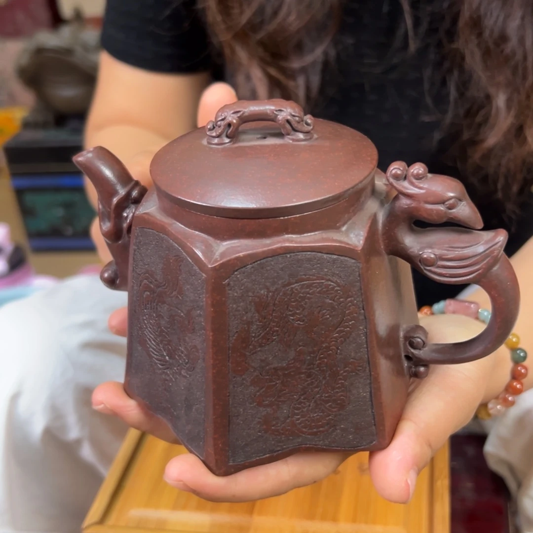 茶壶紫砂原矿紫砂壶