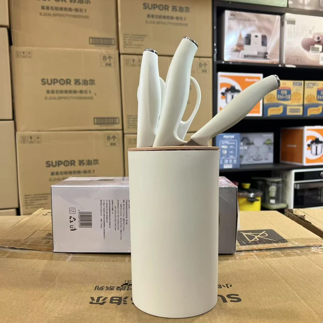 【展会样品】9110 好用菜刀套装 混色1个 【微瑕浮力介意勿拍】MX-G