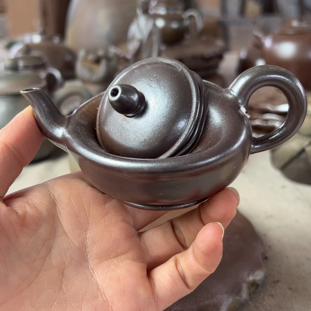 贵台龙窑柴烧茶壶A40