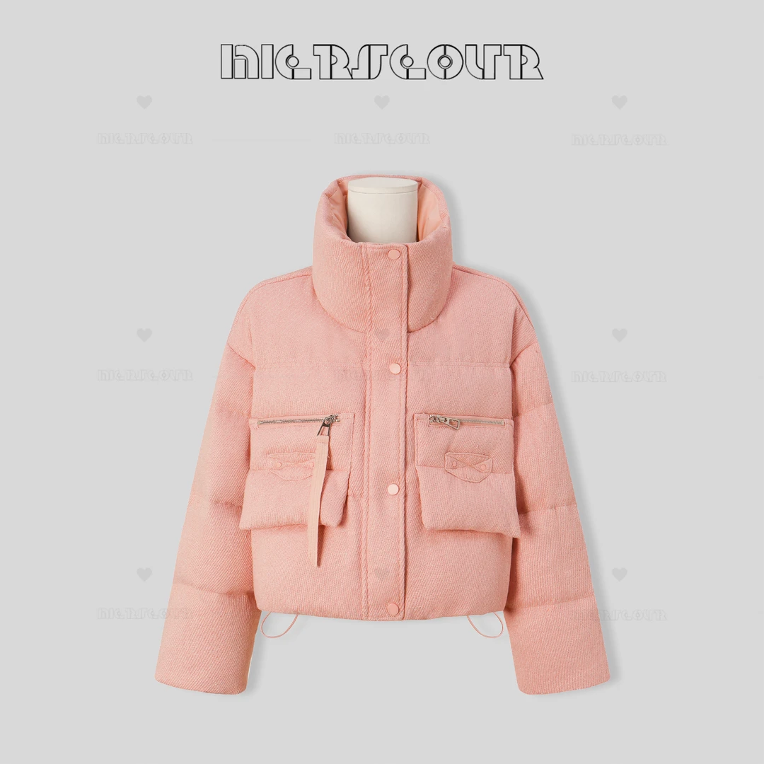 新款时尚口袋设计感羽绒服83007