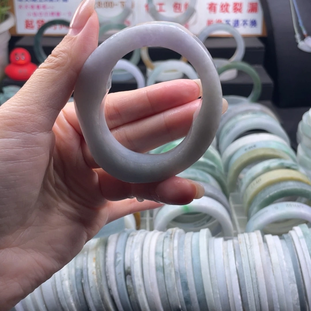 【闪购商品】未镶嵌手镯定制翡翠熹***K