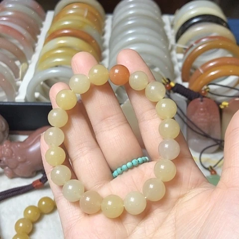 石英质玉未镶嵌手链
