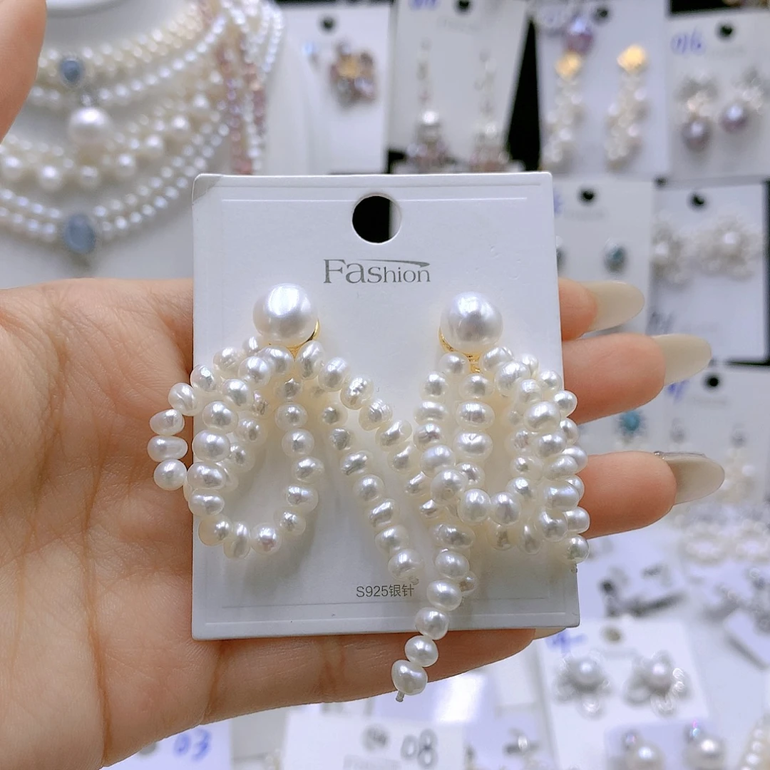 银S925镶嵌耳饰淡水珍珠郝***姐