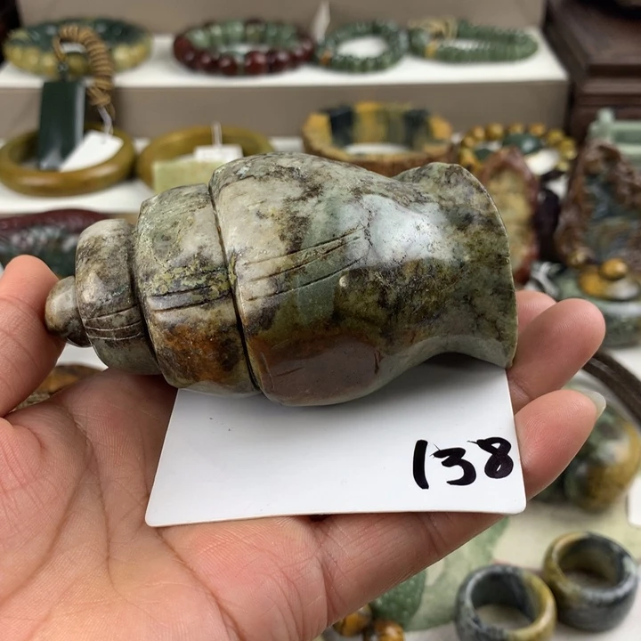 岫岩河磨玉（透闪石质玉）未镶嵌珠宝奇石