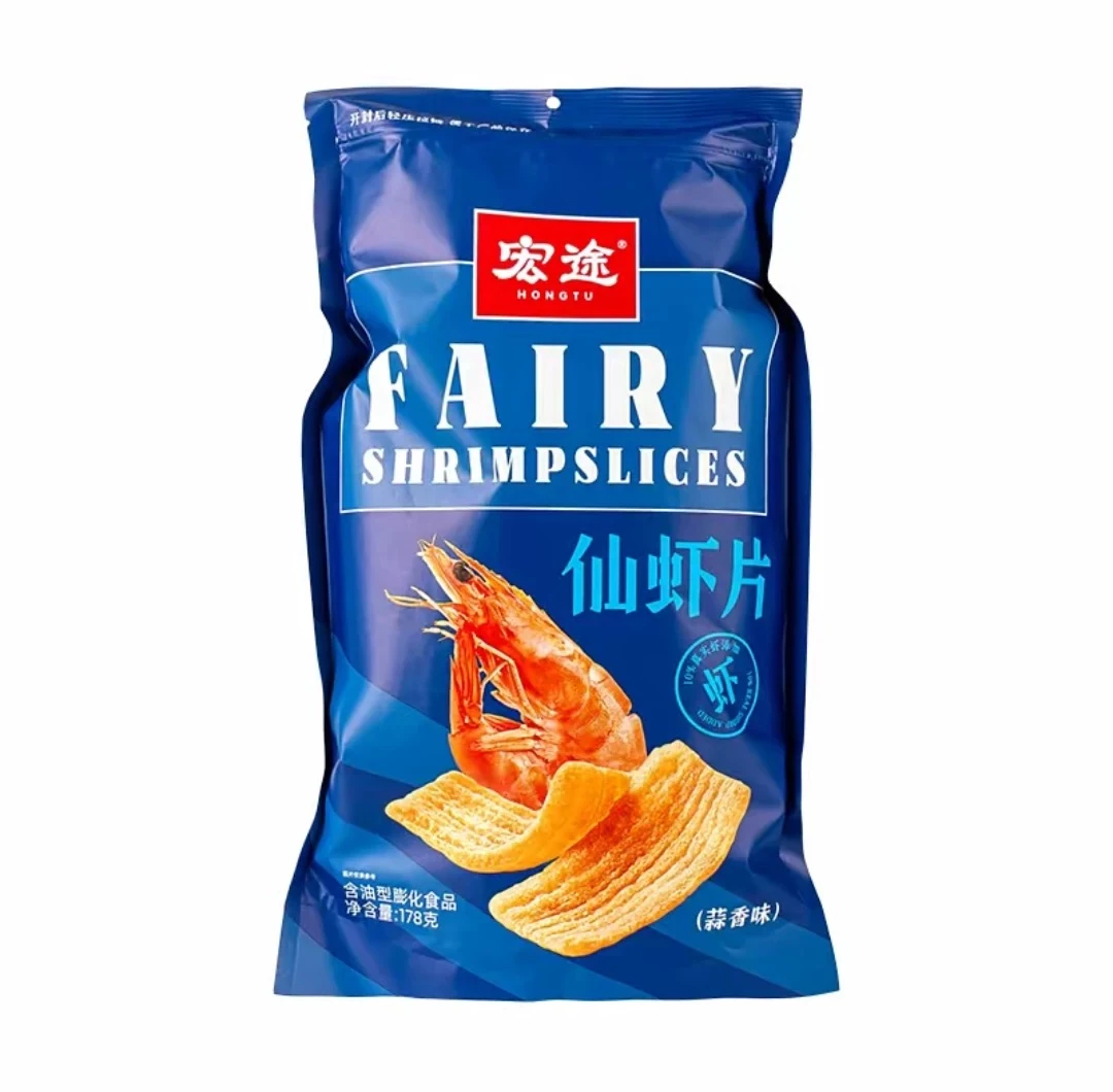 宏途仙虾片蒜香味178克*2