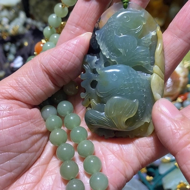 岫玉岫玉吊坠未镶嵌