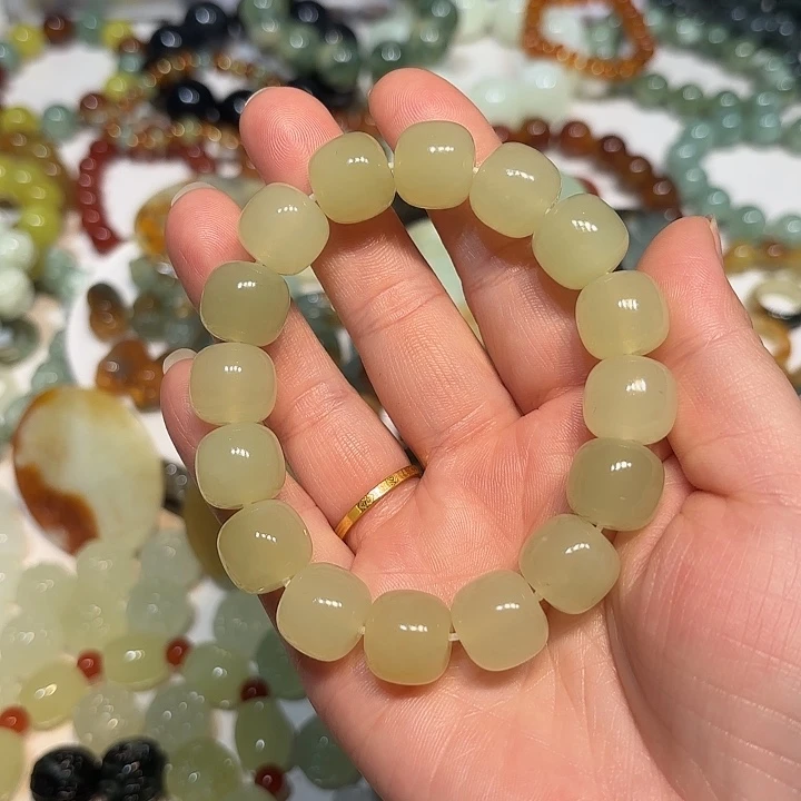 蛇纹石玉未镶嵌手串