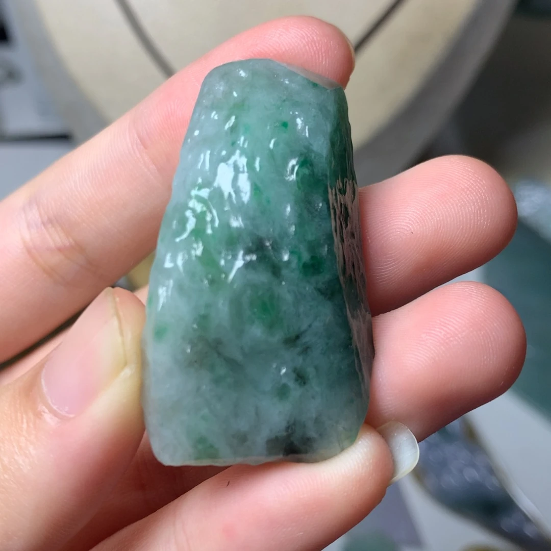 翡翠挂件未镶嵌吊坠