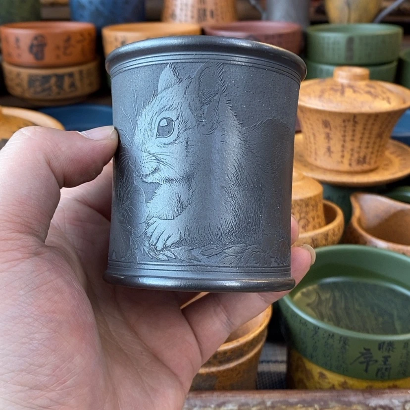 【闪购商品】紫砂杯子宜兴全手工紫砂杯