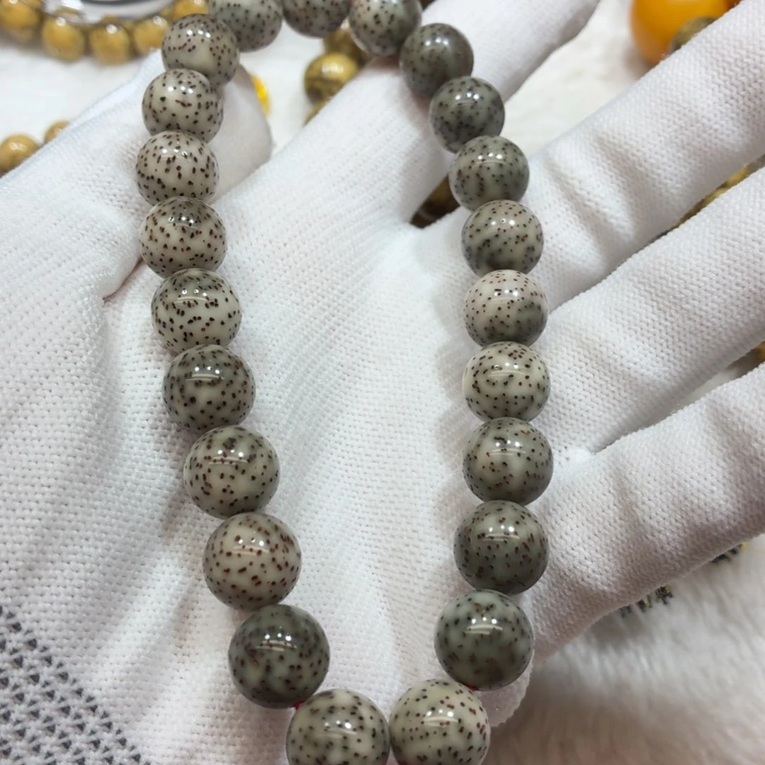 星月菩提手串石玉11圆