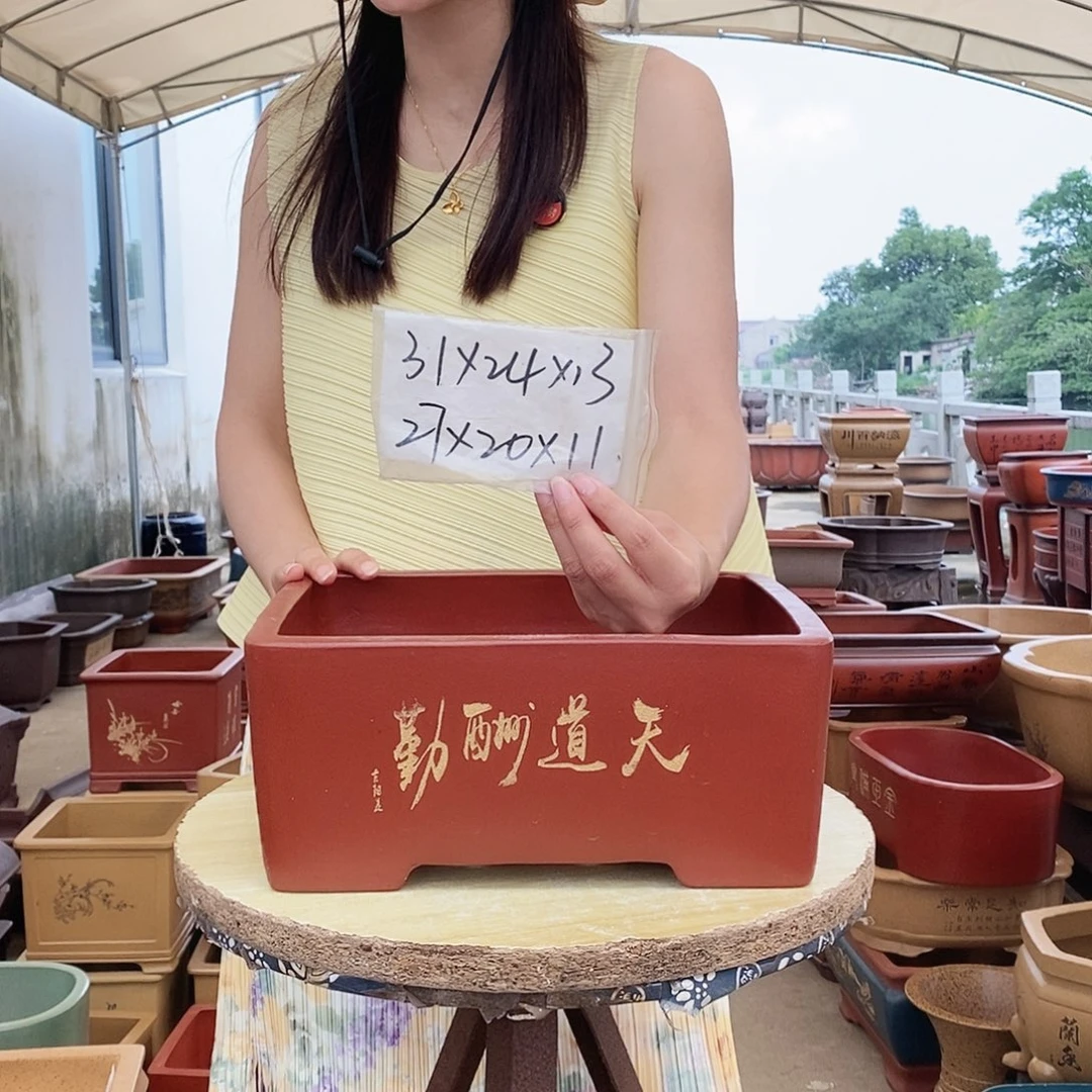 紫砂花盆紫砂花盆