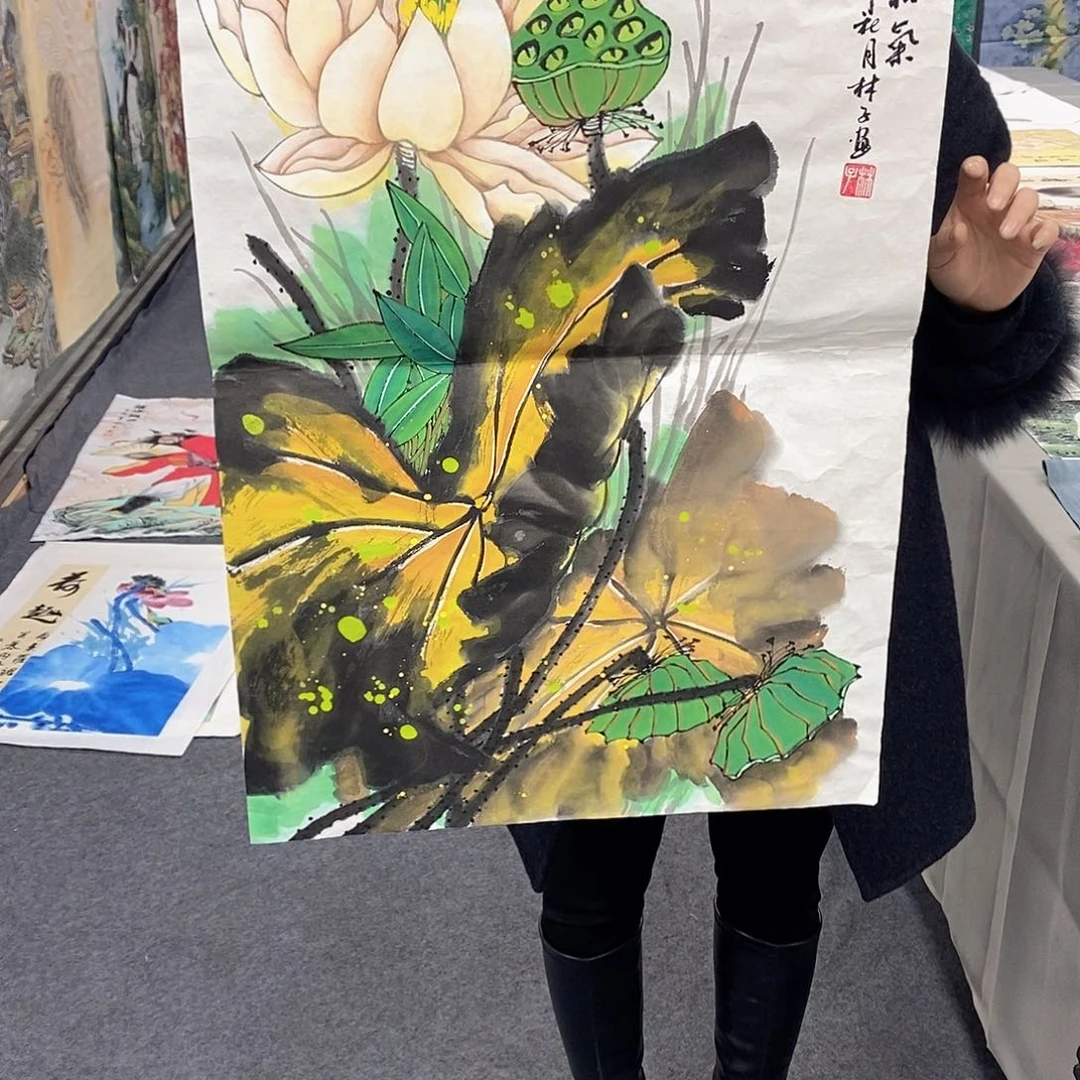 国画国画手绘作品
