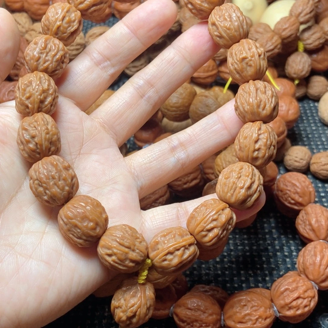 依***蛋文玩核桃吊坠粗筋手持