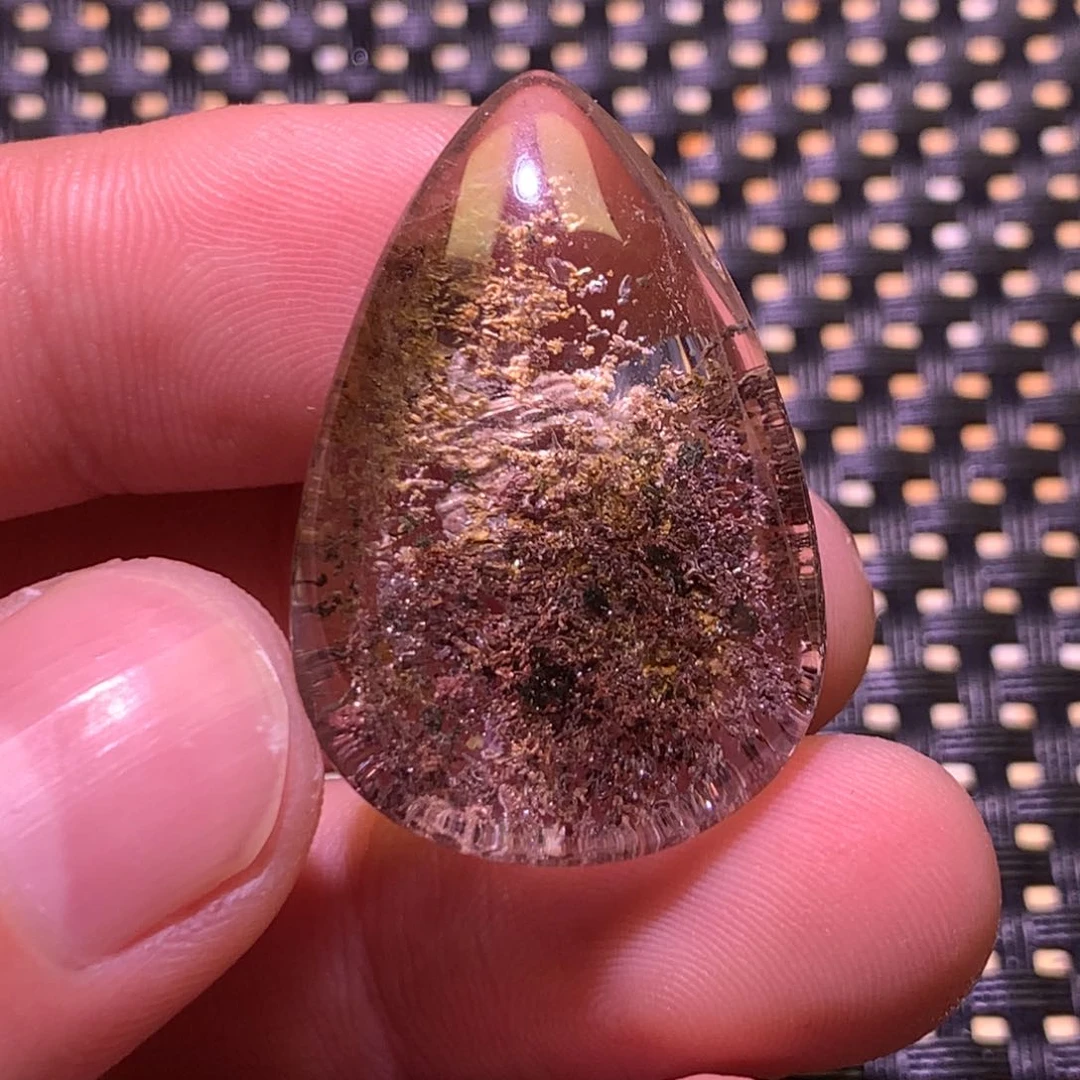 水晶颈饰未镶嵌L**a天然水晶项链搭配