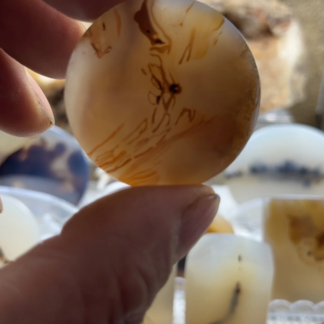 玛瑙/玉髓未镶嵌吊坠(不含链)