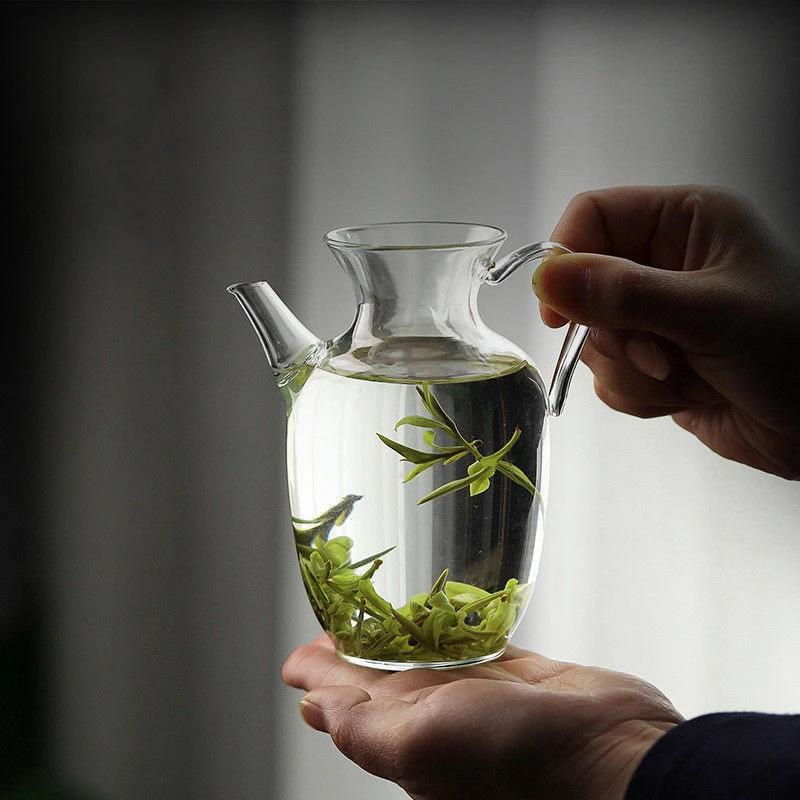 仿宋玻璃壶宋壶泡绿茶壶小茶壶执壶家用泡茶器茶杯套装仿宋绿茶壶
