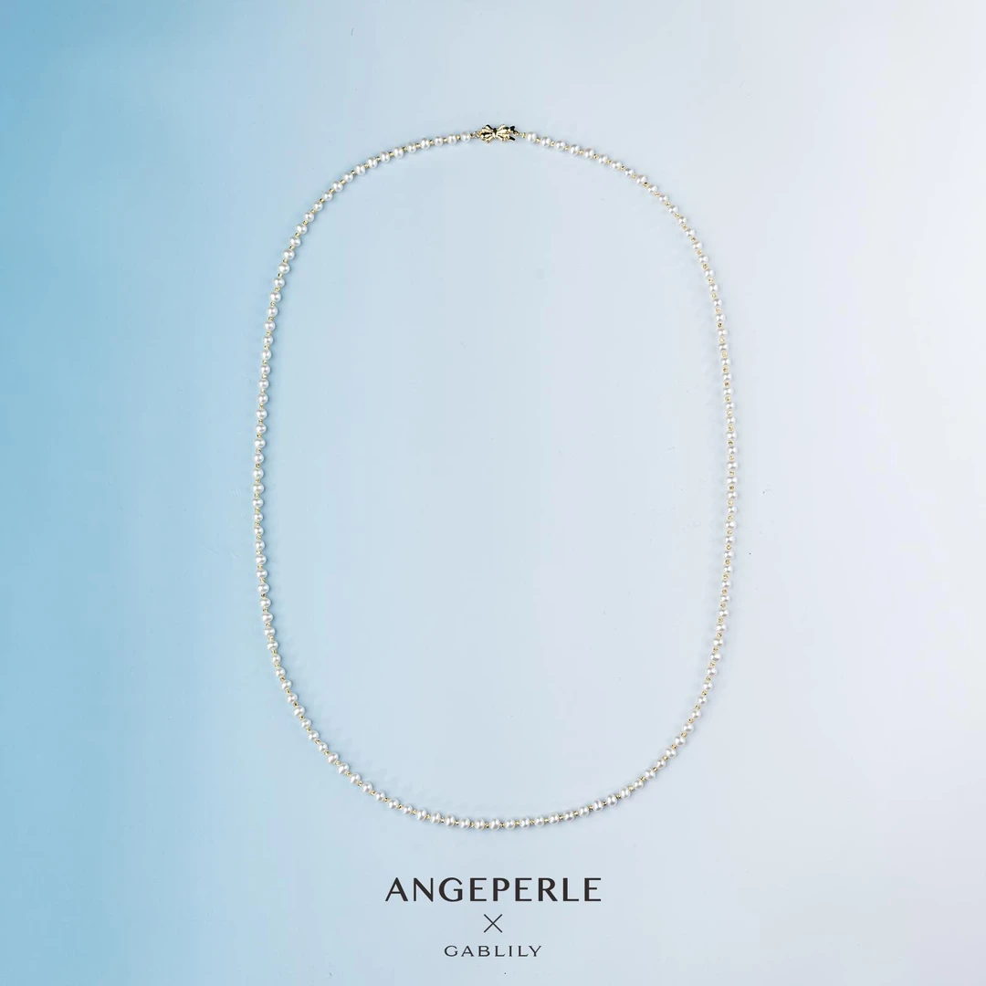 【天使之泪】淡水珍珠精致时髦毛衣链5-6mm百搭时尚百搭