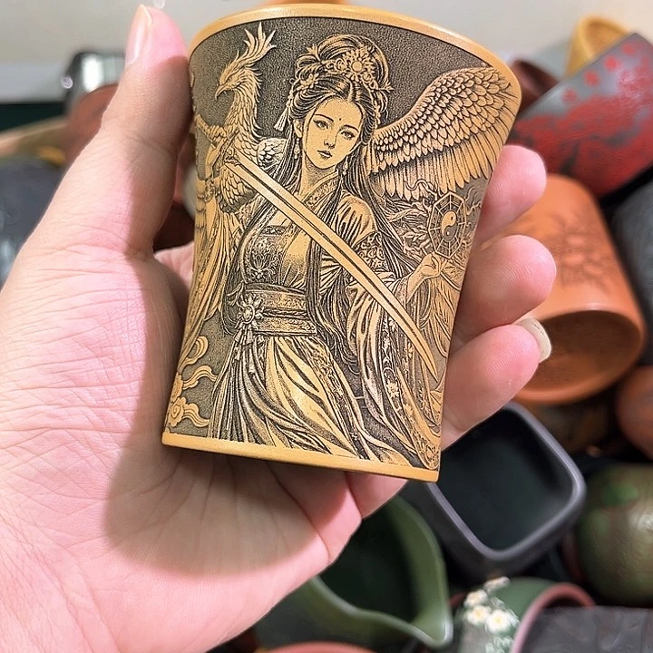 茶杯紫砂全手工紫砂主人杯