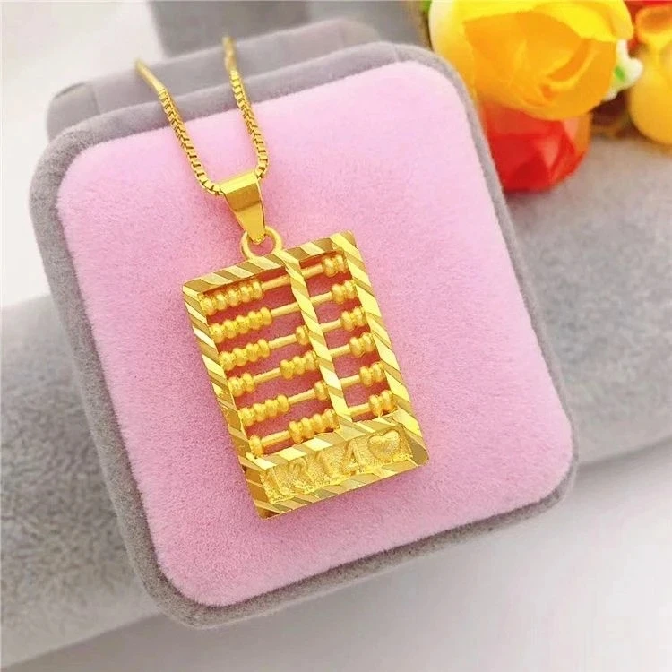 铜合金吊坠 时尚款1314算盘吊坠（单独的吊坠哦）经典气质挂坠