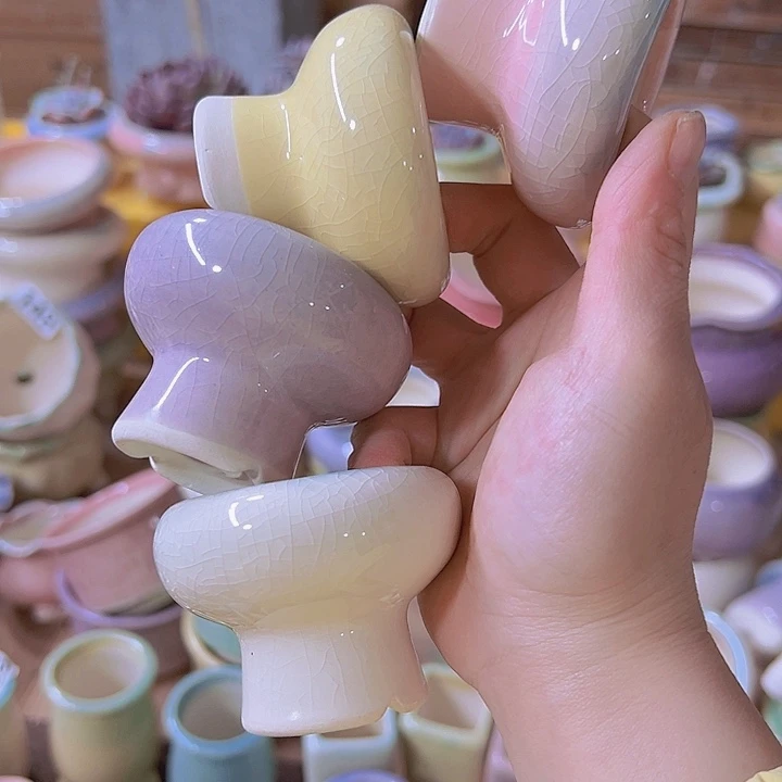 红陶陶瓷花盆单场满12包邮