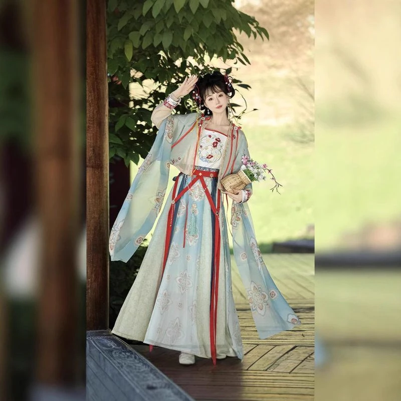 永夜妙言星河联名【凌妙妙】cos服同款大袖虞书欣古装齐腰汉服古风