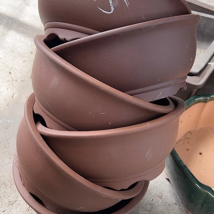 紫砂花盆   紫砂处理7口径