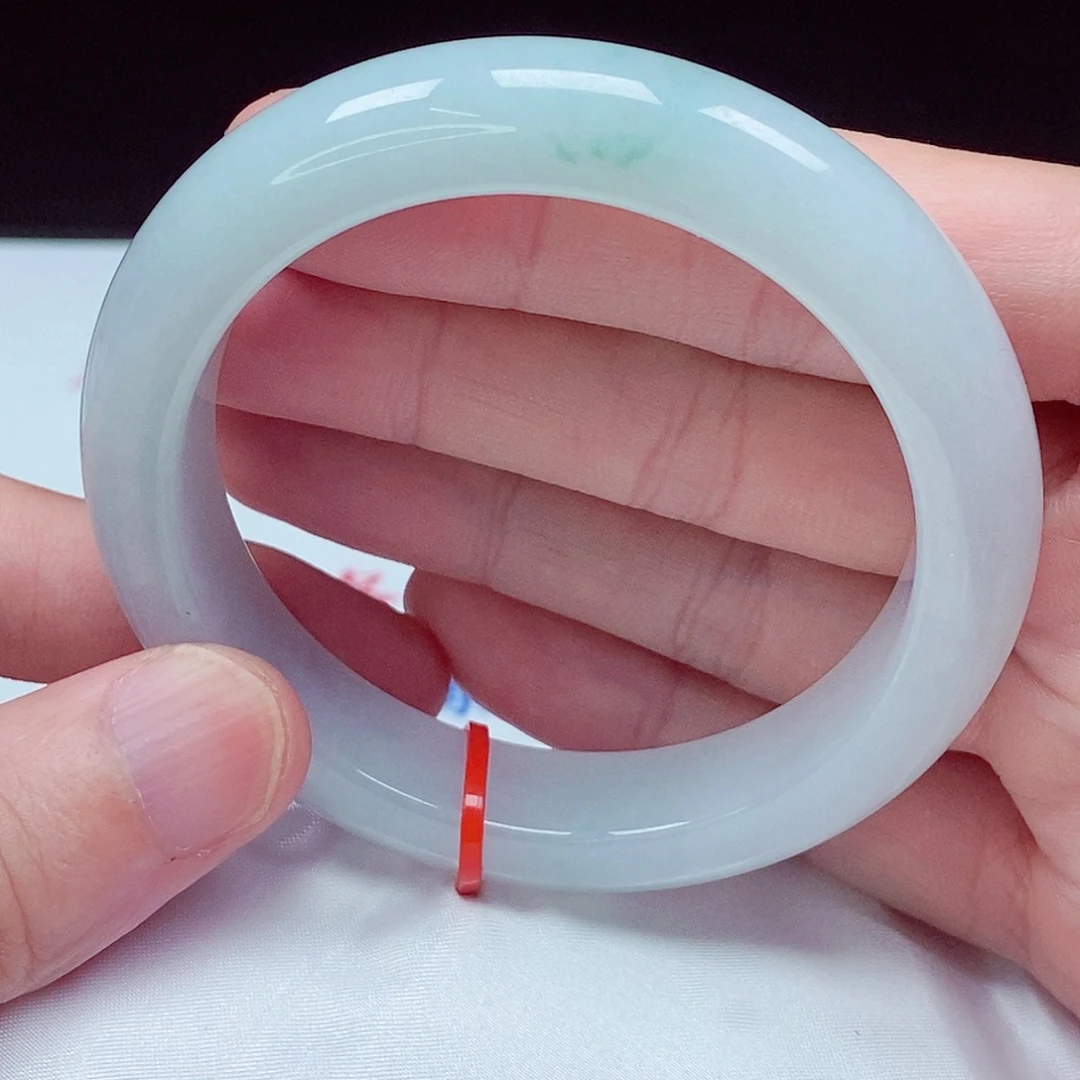 翡翠未镶嵌手镯58.8圈