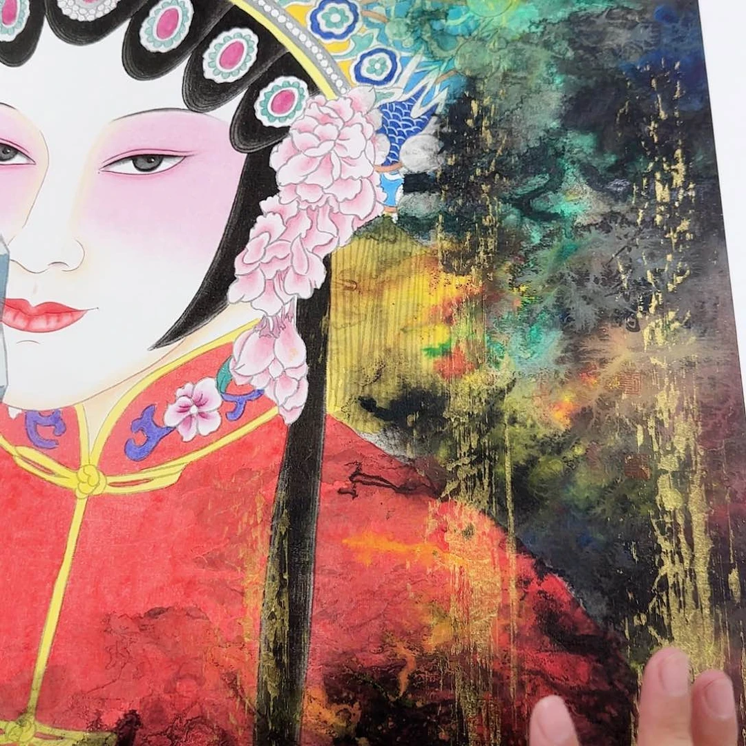 国画艺术家的作品