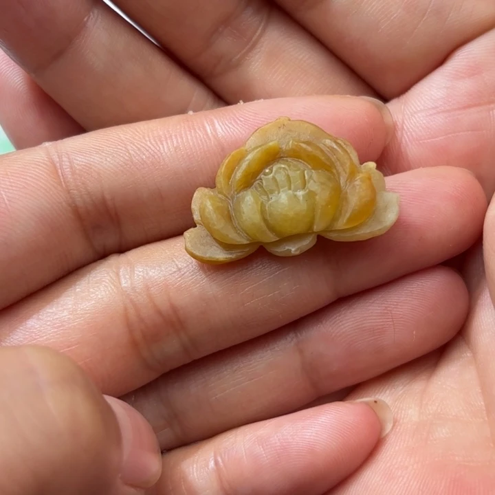 定制翡翠未镶嵌天然缅甸翡翠A货花开富贵