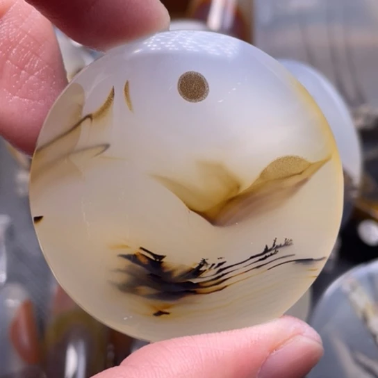 玛瑙/玉髓吊坠(不含链)未镶嵌用****1