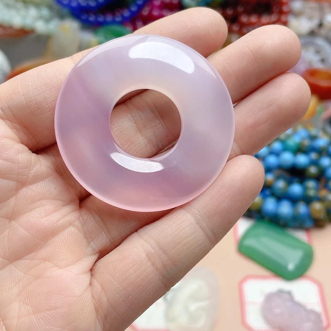 玛瑙/玉髓颈饰合金林*钊