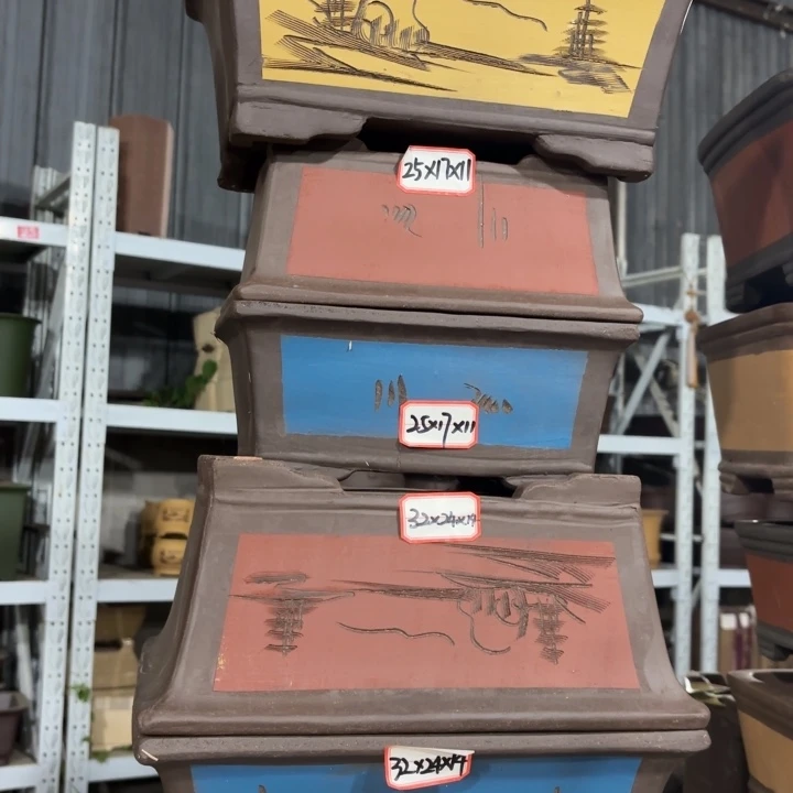 紫砂花盆               100-5