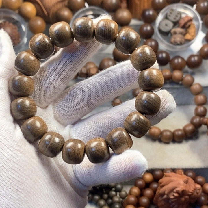 ****涛手串/手链檀香木老山檀奶香味1213桶珠沉水阴沉