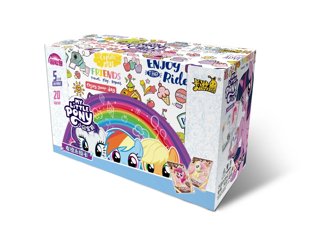 【大胃王/抓马/天神】小马宝莉彩虹第4弹盲盒收藏卡片（代拆）