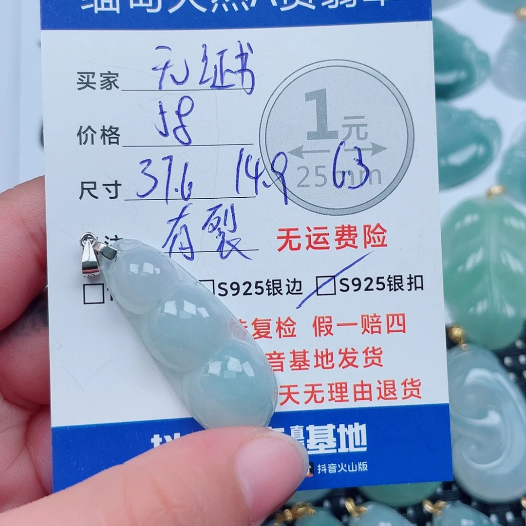 翡翠银S925镶嵌颈饰