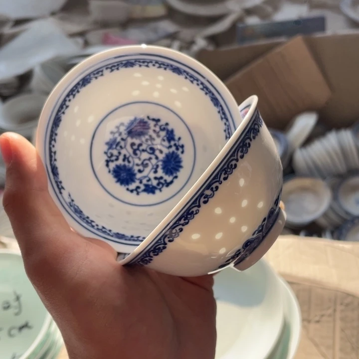 碗瓷景德镇高温细白瓷餐具