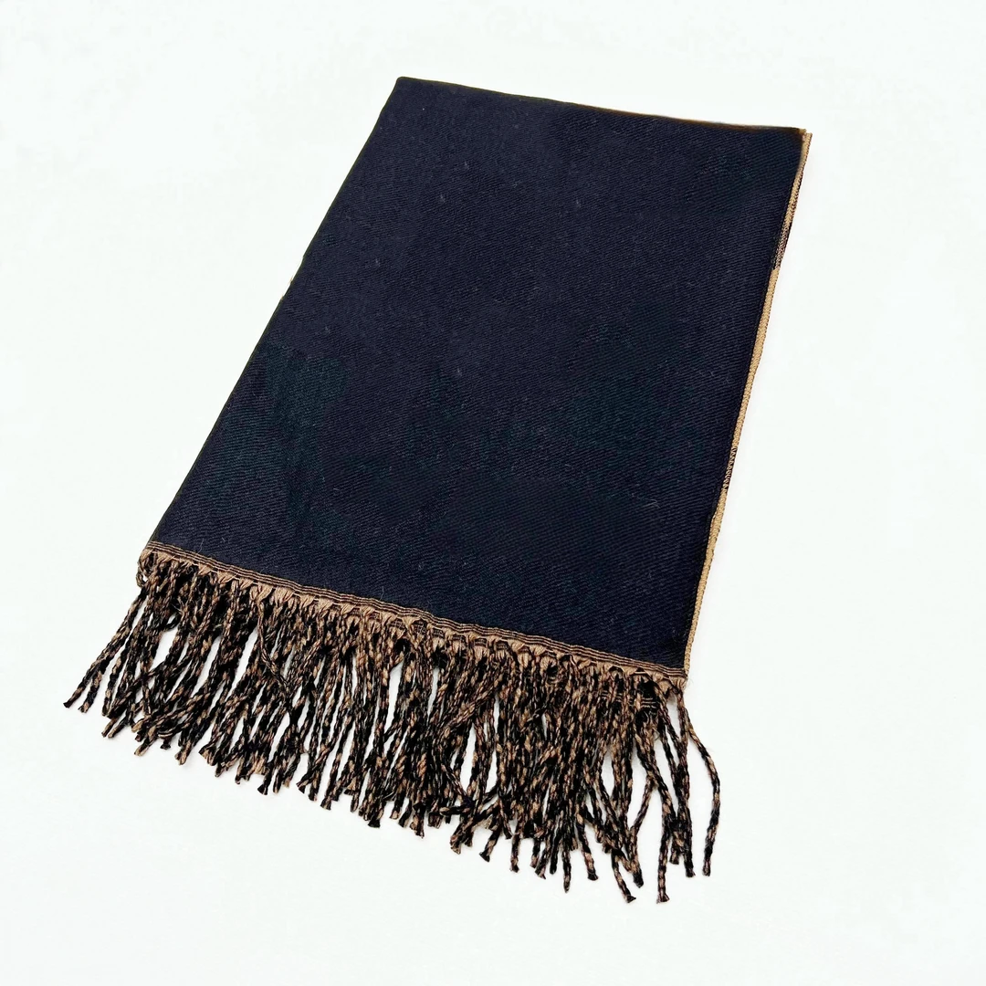 百搭双面秋冬羊绒经典围巾不带礼盒WJ15