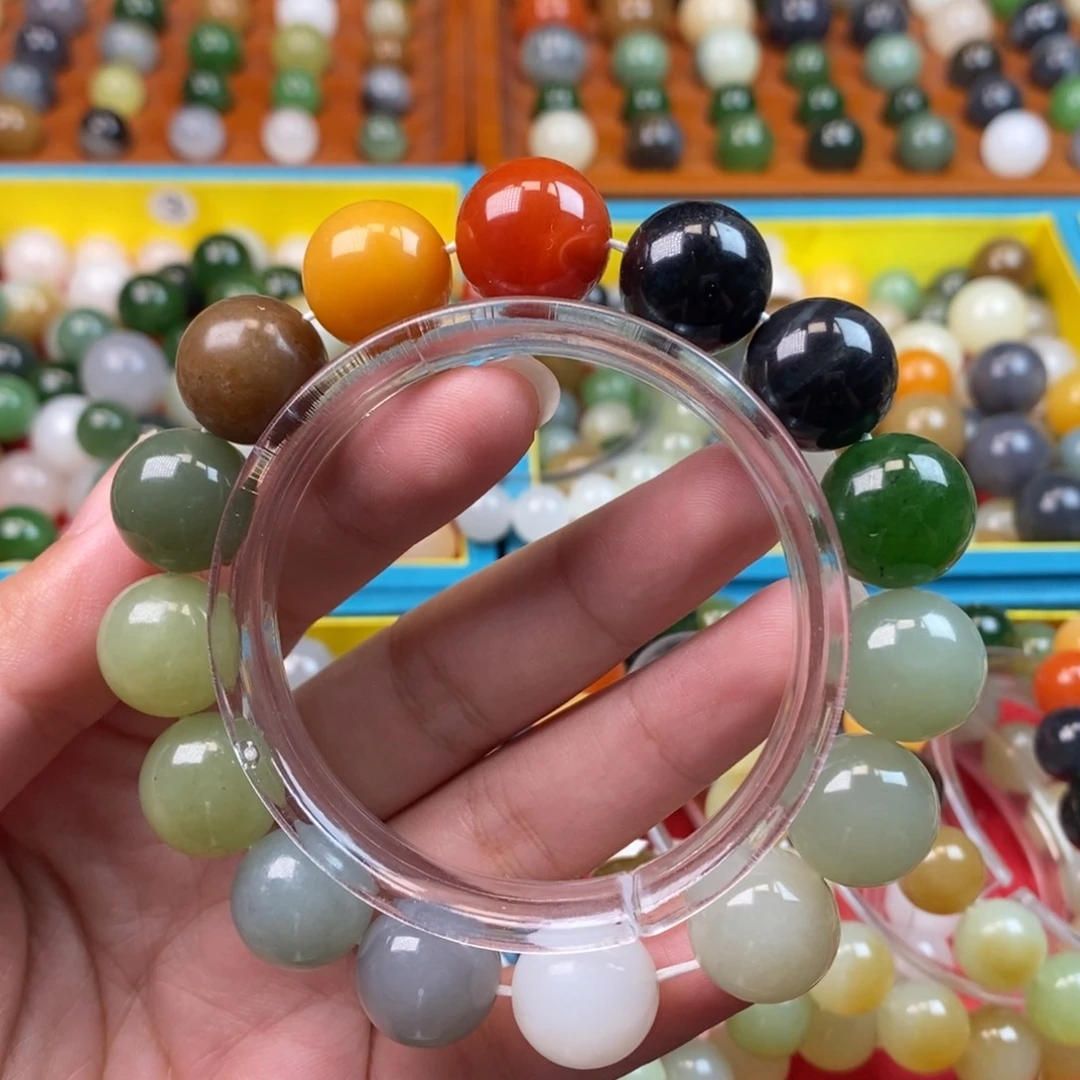 和田玉未镶嵌珠宝奇石福利多宝手串z14