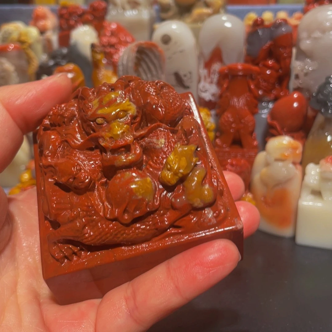 寿山石印石精美寿山