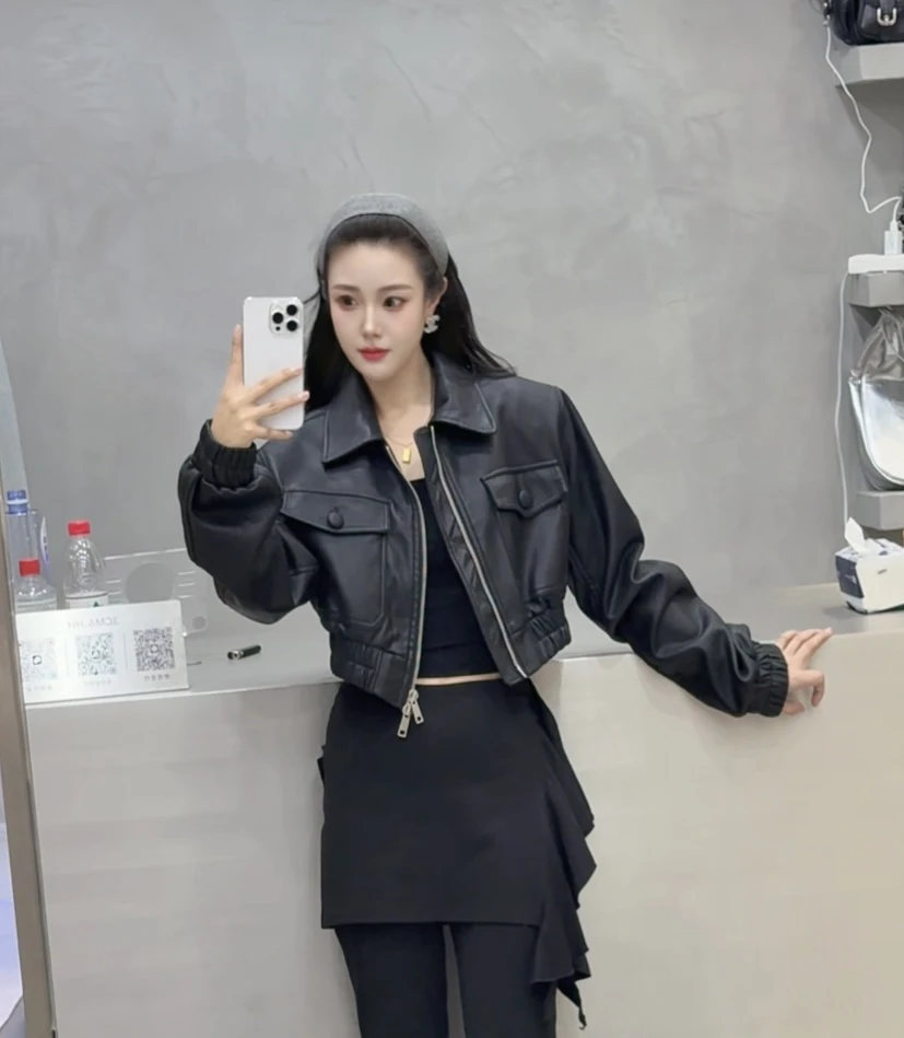 春装新款 欧货小皮衣外套